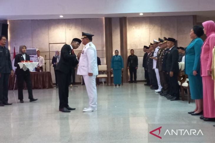 Pelantikan Muhammad Haris sebagai Pj Bupati Bangka