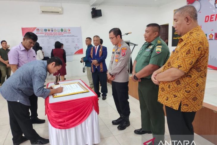 Polres Sibolga gelar deklarasi pemilu damai 2024