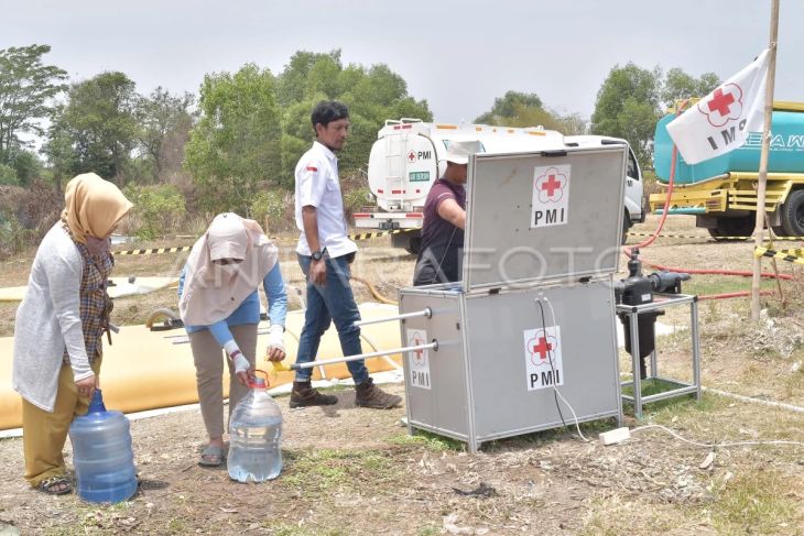 PMI dirikan posko pengolahan air bersih di Kabupaten Bekasi