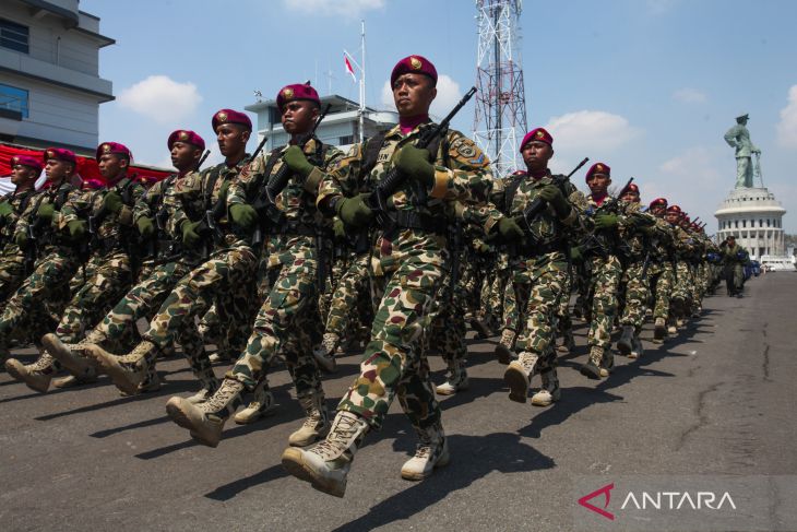 Peringatan HUT TNI di Koarmada II