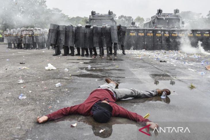 Simulasi pengamanan Pemilu di Tasikmalaya