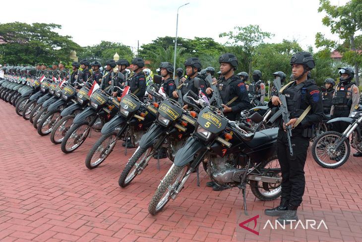FOTO - Operasi Mantap Brata pengamanan Pemilu 2024