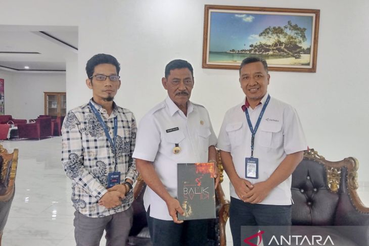 Kabiro ANTARA Babel silahturahmi dengan Bupati dan Wakil Bupati Belitung