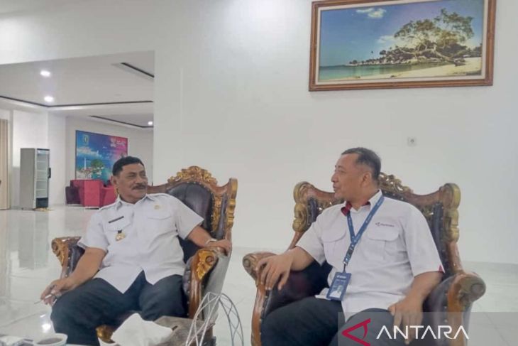 Kabiro ANTARA Babel silahturahmi dengan Bupati dan Wakil Bupati Belitung