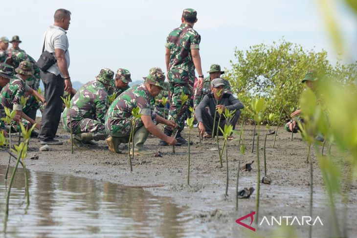 FOTO - Penanaman mangrove untuk pemulihan lingkungan