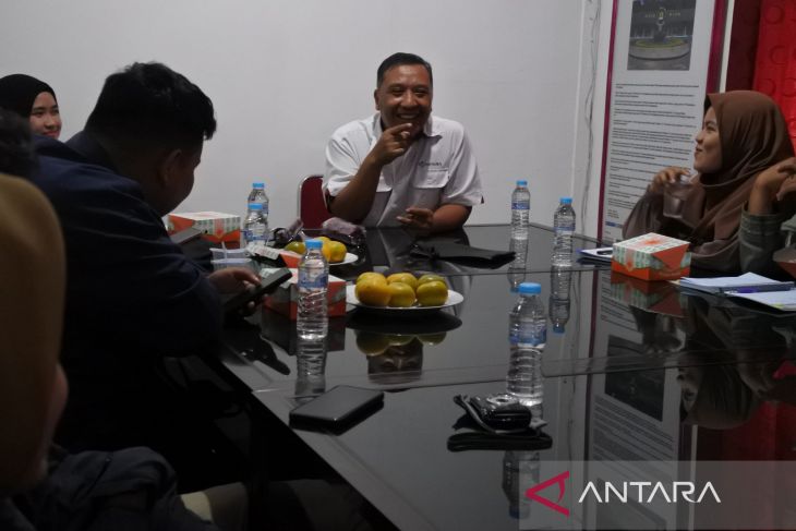 Mahasiswa jurnalistik IAIN SAS Babel kunjungi Kantor LKBN ANTARA Biro Bangka Belitung