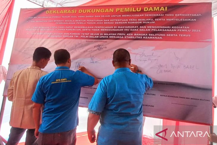 Deklarasi Dukungan Pemilu Damai