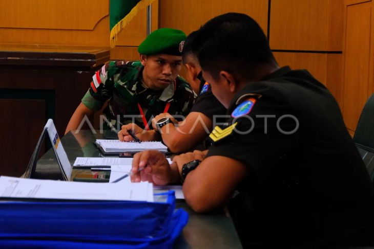 Sidang tuntutan kasus prajurit TNI bunuh tunangan