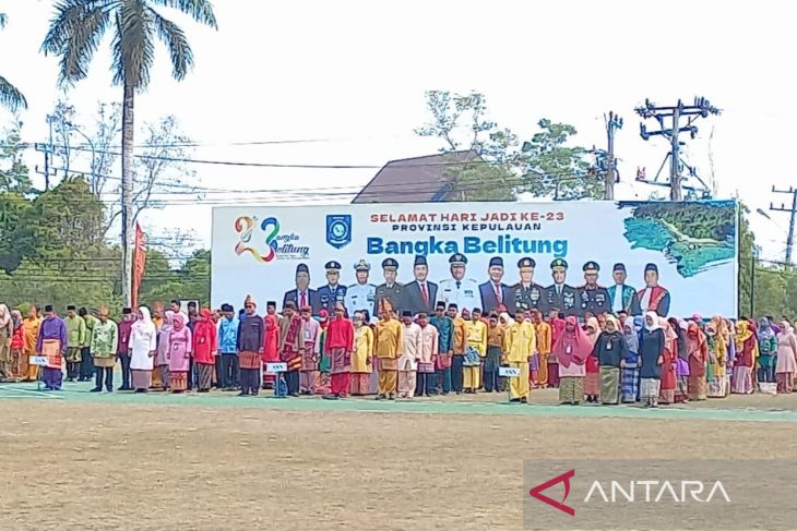 Upacara HUT ke-23 Tahun Bangka Belitung