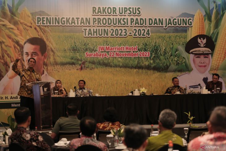 Rakor upsus peningkatan produksi padi dan jagung