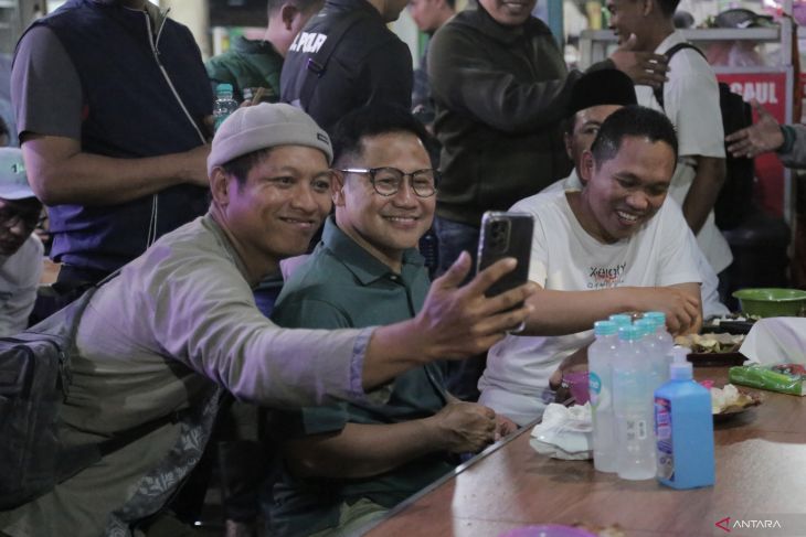 Kampanye Cawapres Muhaimin Iskandar di Surabaya
