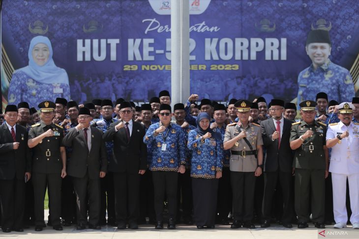 Peringatan HUT Ke-52 Korpri di Jawa Timur