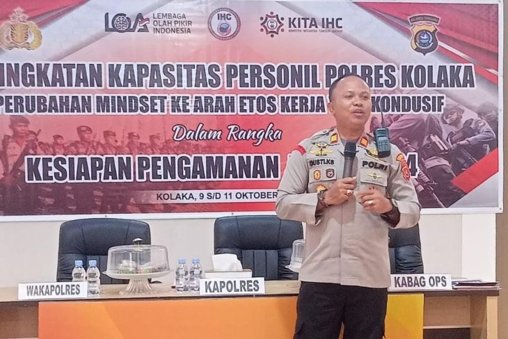Polres Kolaka siagakan 75 personel pengamanan tahapan kampanye