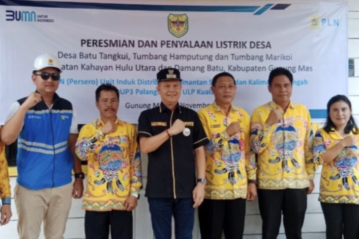 Tiga desa/kelurahan di Gumas akhirnya merasakan listrik PLN