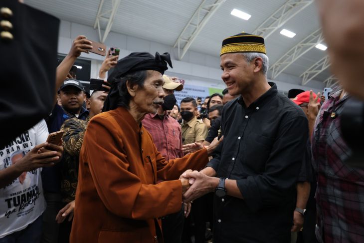 Warga Pulau Seribu Masjid Gegap Gempita sambut Ganjar
