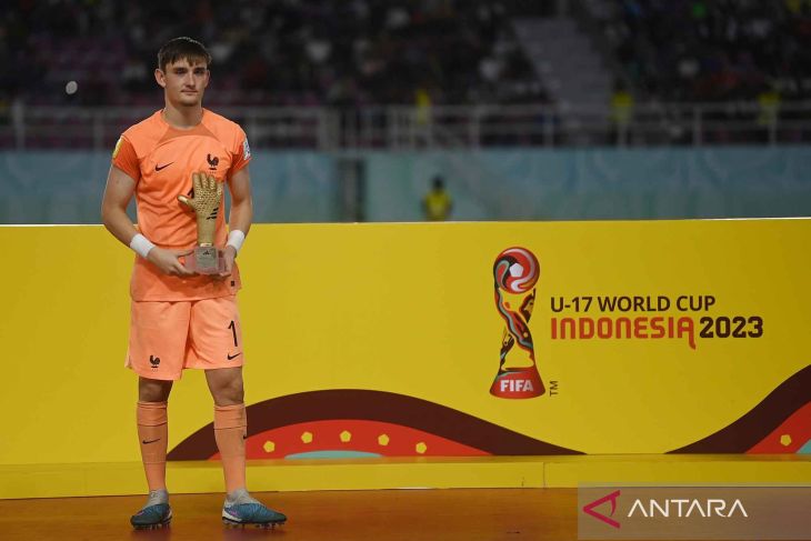 Foto - Paul Argney kiper terbaik Piala Dunia U-17 2023