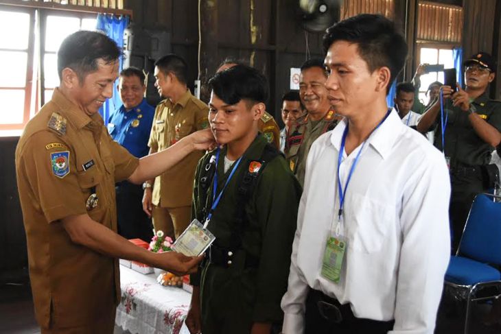 Pj Bupati Barut harapkan Satlinmas amankan pemilu dan masyarakat