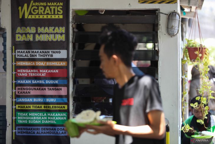 Warung makan gratis Surabaya