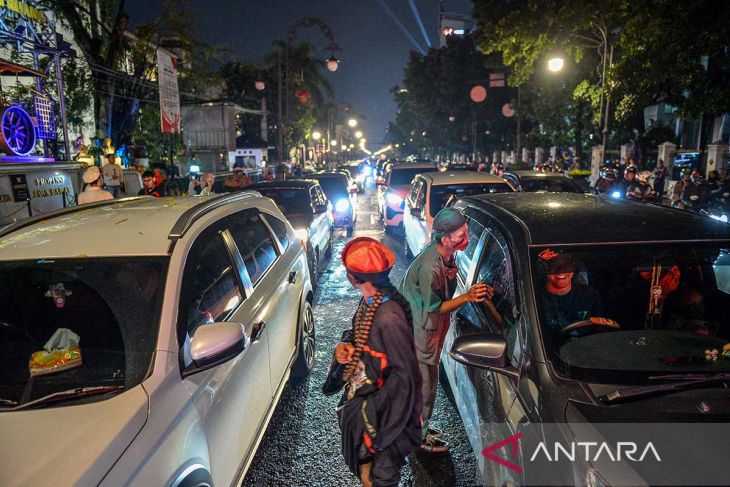 Kemacetan Kota Bandung jelang pergantian tahun