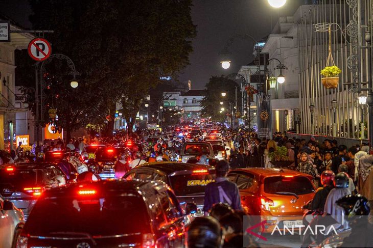 Kemacetan Kota Bandung jelang pergantian tahun