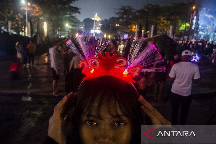 Malam tahun baru 2024 di Bandung