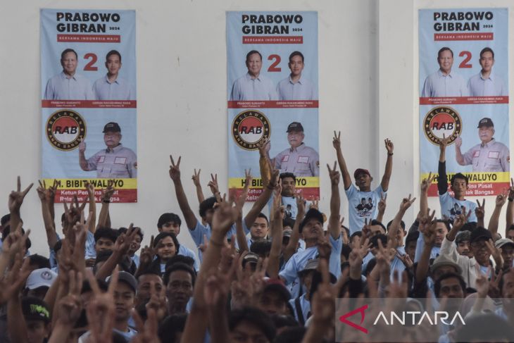 Deklarasi dukungan Prabowo-Gibran