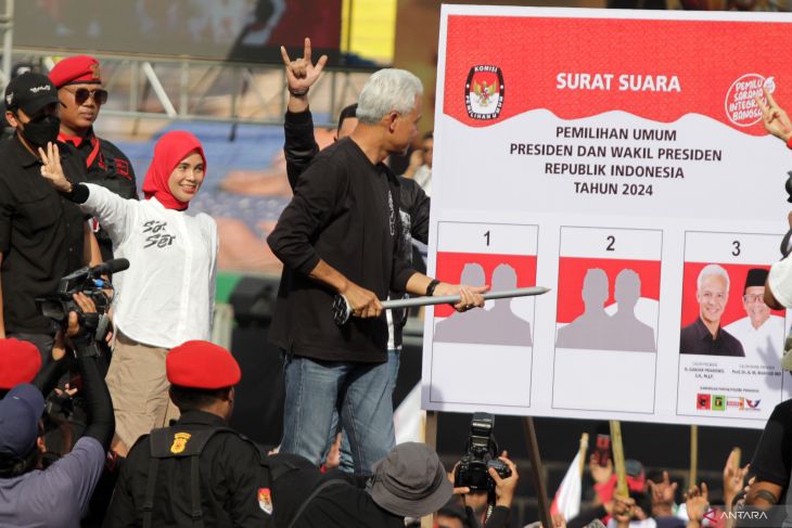 Kampanye terbuka Ganjar Pranowo di Sidoarjo