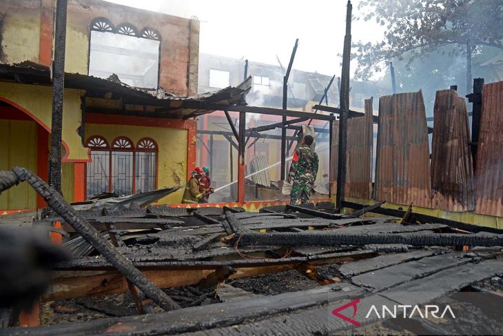 FOTO - Kebakaran pesantren di Aceh Besar