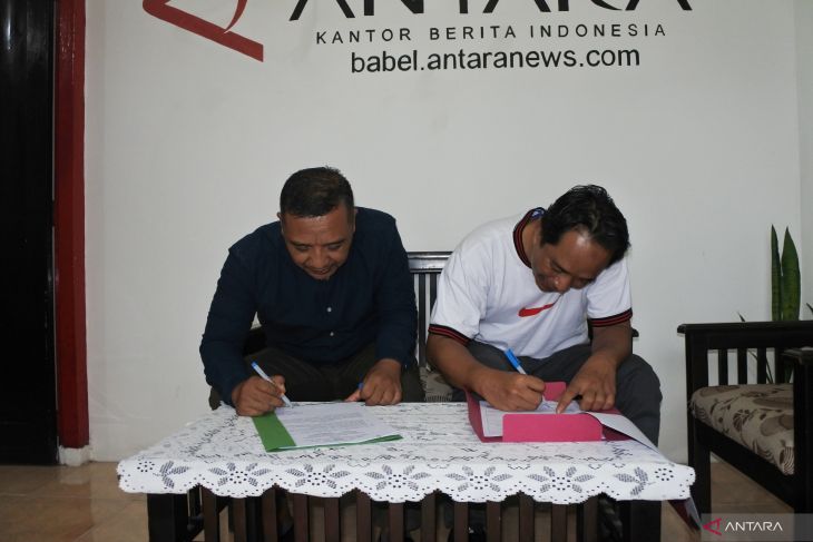 LKBN Antara-Diskominfosta Bangka Tengah perkuat kerjasama pemberitaan