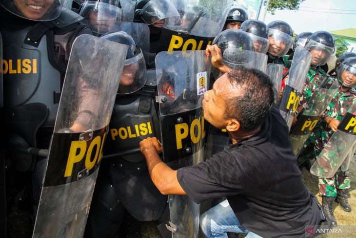 FOTO - Latihan Sinergitas Pengamanan Pemilu 2024 di Aceh