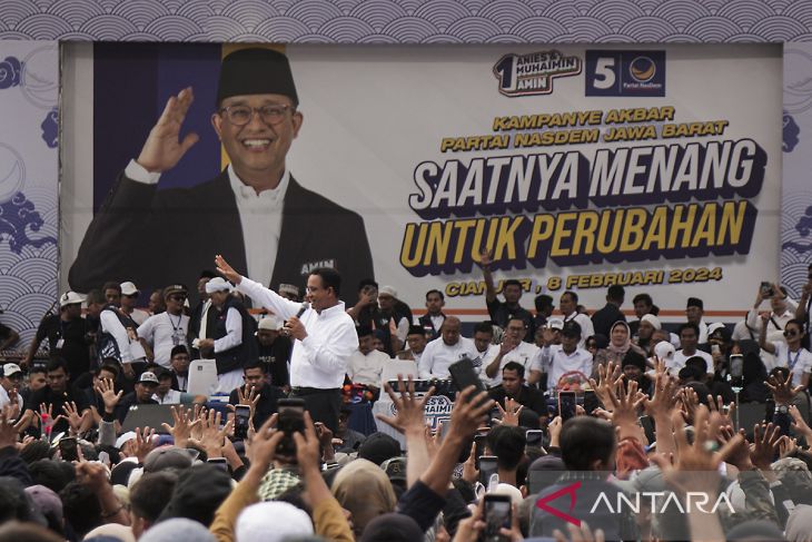 Kampanye Akbar Anies Baswedan Di Cianjur