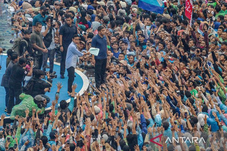 Kampanye Prabowo Gibran di Bandung