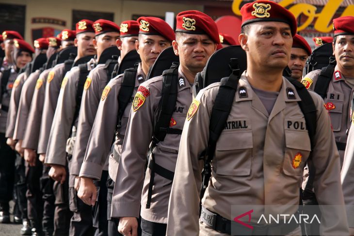 FOTO - Pergeseran personel pengamanan TPS di Aceh