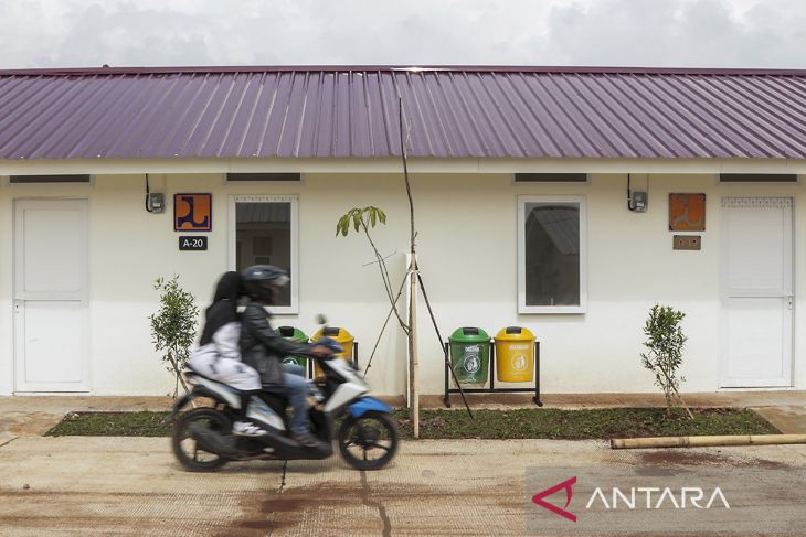 Rumah relokasi penyintas gempa Cianjur