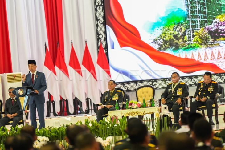 Presiden Joko Widodo hadiri Rapim TNI-Polri Tahun 2024