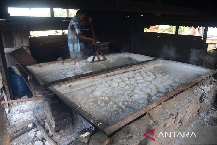 FOTO - Produksi garam di Aceh
