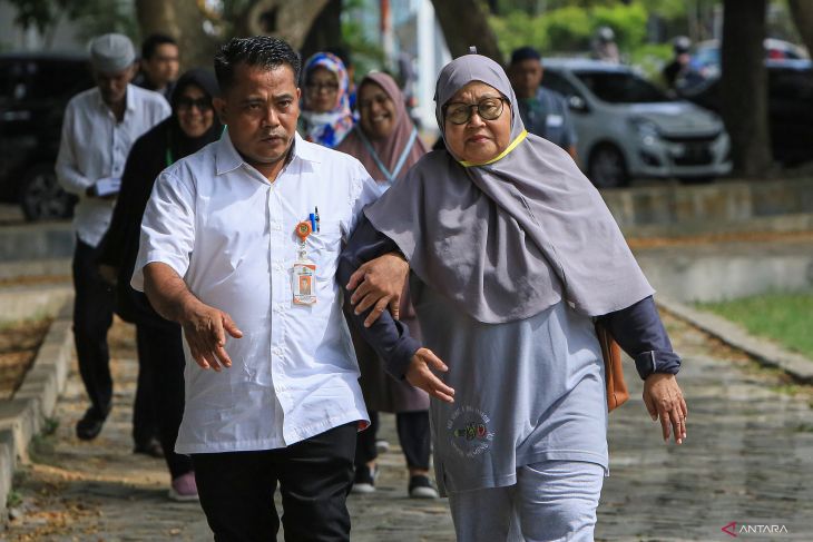 Tes kebugaran jamaah calon haji lansia di Aceh