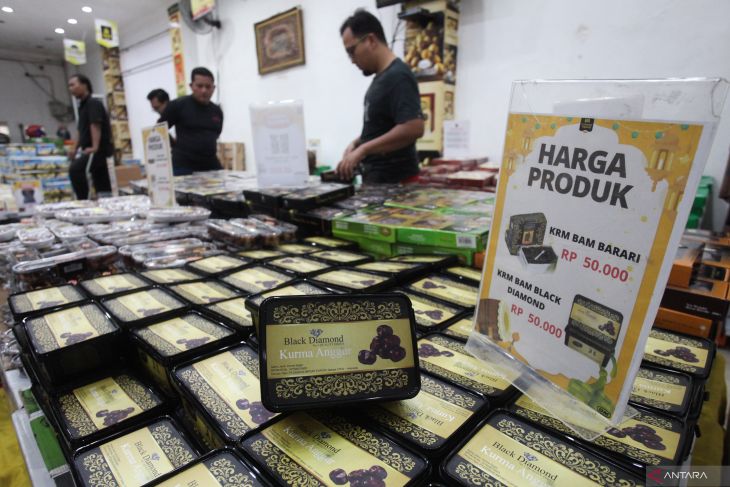 Penjualan kurma meningkat di bulan Ramadhan