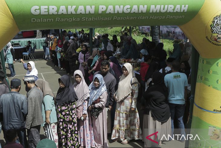 Gerakan pangan murah Ramadhan di Sukabumi