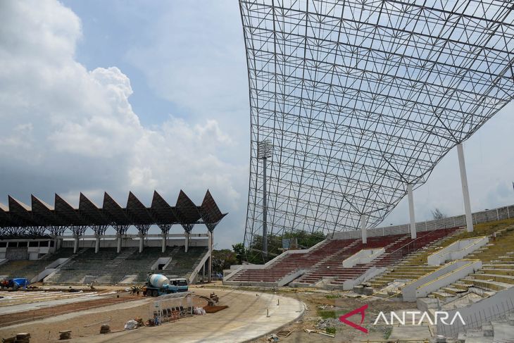 FOTO - Progres venue stadion PON di Aceh