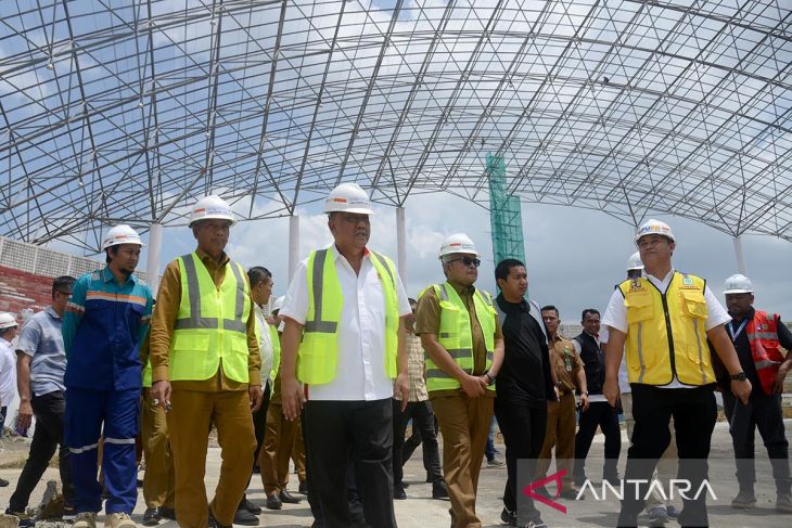 FOTO - Progres venue stadion PON di Aceh