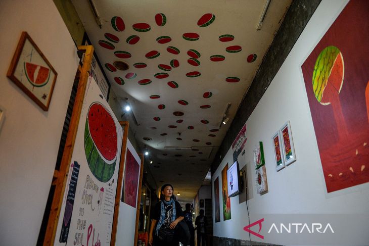 Pameran seni solidaritas untuk Palestina