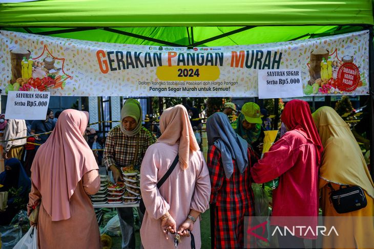 Gerakan pangan murah serentak di Bandung