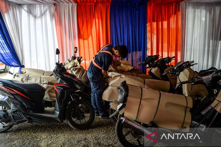 Mudik sepeda motor gratis di Bandung