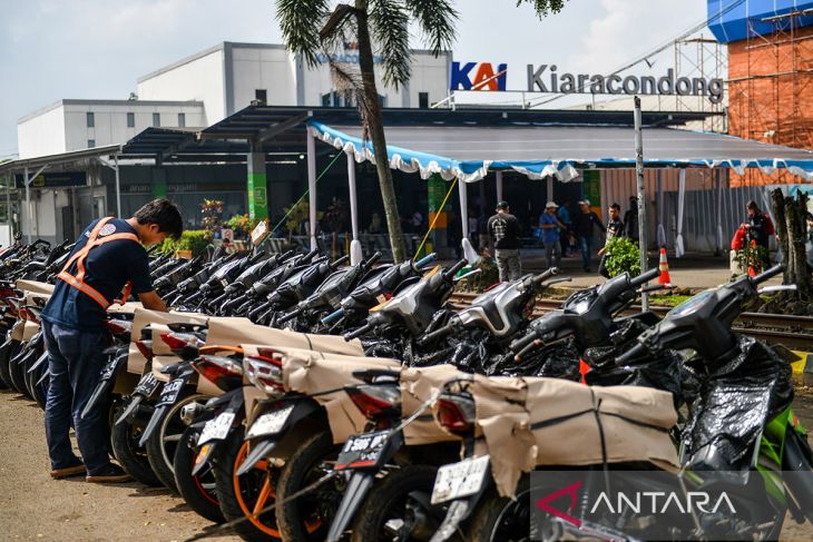 Mudik sepeda motor gratis di Bandung