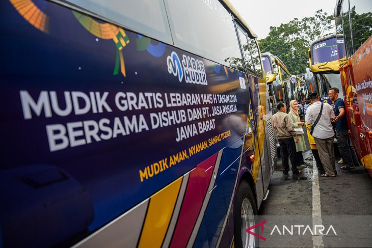 Mudik gratis pemprov Jabar