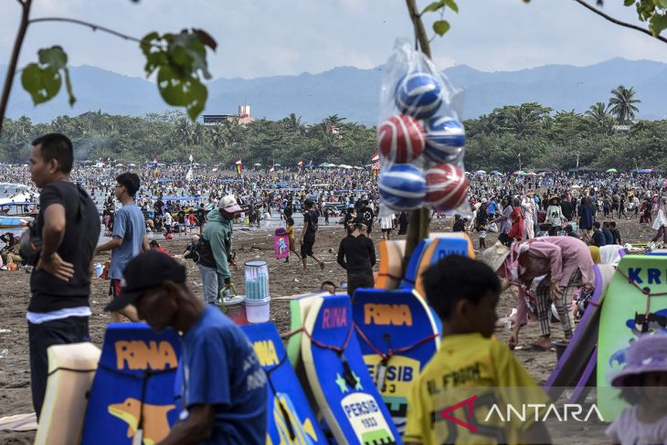 Jumlah kunjungan destinasi wisata Pangandaran