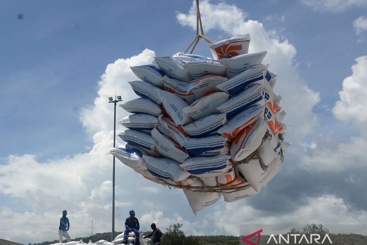 FOTO - Beras impor tiba di Aceh