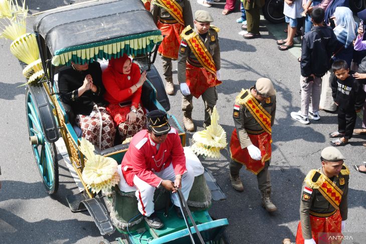 Kirab budaya akhir jabatan Wali Kota Madiun