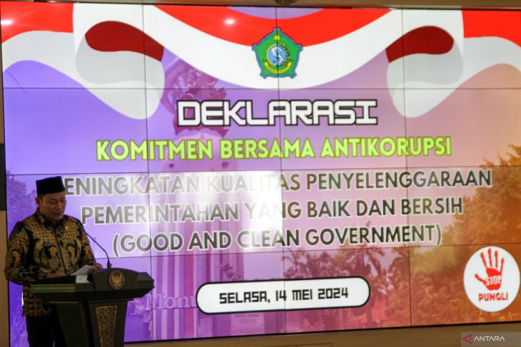 Deklarasi komitmen bersama anti korupsi di Sidoarjo